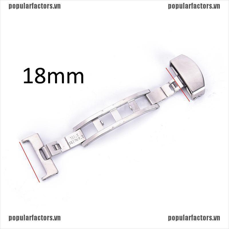 Khóa Bướm Inox Chất Lượng Cao Cho Đồng Hồ Thông Minh 18 / 20 / 22mm
