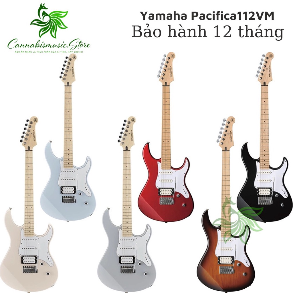 Đàn Guitar điện Yamaha Pacifica 112VM-Silver,Black,Old Violin Sunburst,Raspberry Red,Ice Blue,Vintage White