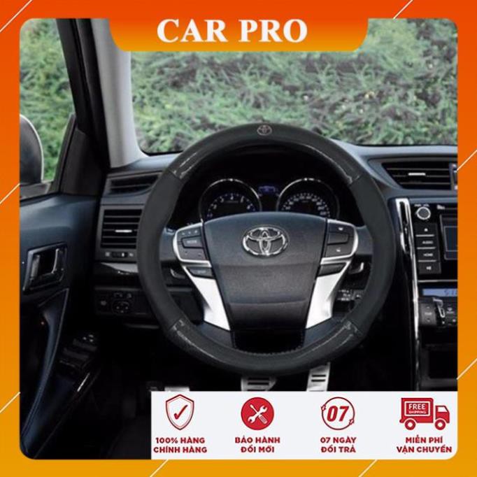 Bọc vô lăng Carbon, chống trơn, chống trượt, đủ xe - CAR PRO