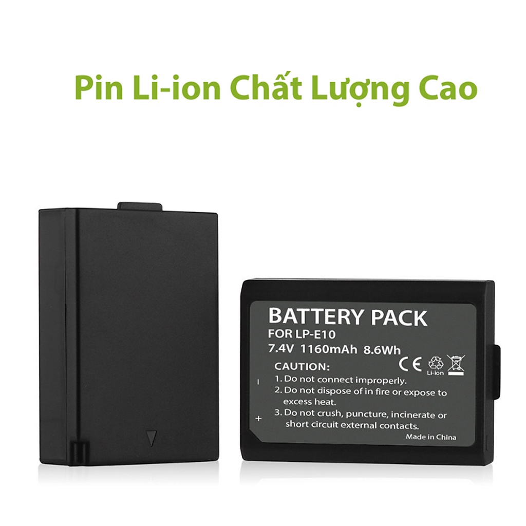 Pin Máy Ảnh Canon LP-E10 - Hàng Nhập Khẩu