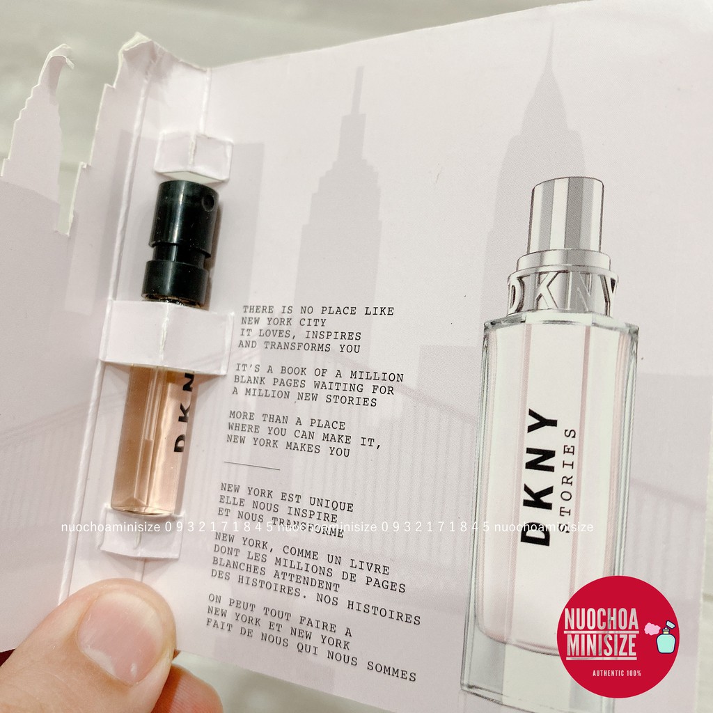 ❤ Vial Mẫu Thử nước hoa DKNY Stories & Nectar love 1.5ml