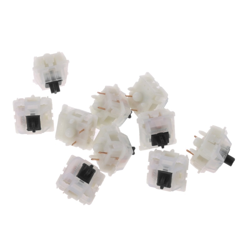 Set 10 Công Tắc Cơ Học 5pin Trong Suốt Cho Cổng Máy Chơi Game Gk61 Gk64 Gh60 | BigBuy360 - bigbuy360.vn