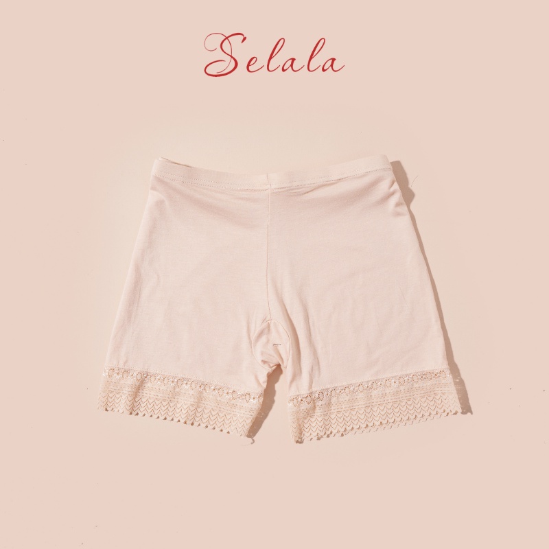 Quần Mặc Váy Selala Phối Ren Dáng Ôm Nâng trọn Vòng 3 Thông Thoáng QV06