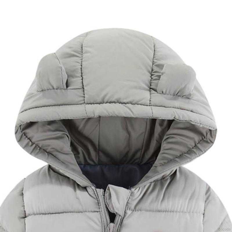 Áo Khoác Phao Có Nón Màu Sắc Xinh Xắn Cho Bé