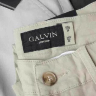 Quần kaki Galvin gắn tag sắt, quần nam basic chất kaki nam Hàn Quốc 4 - Leo Vatino