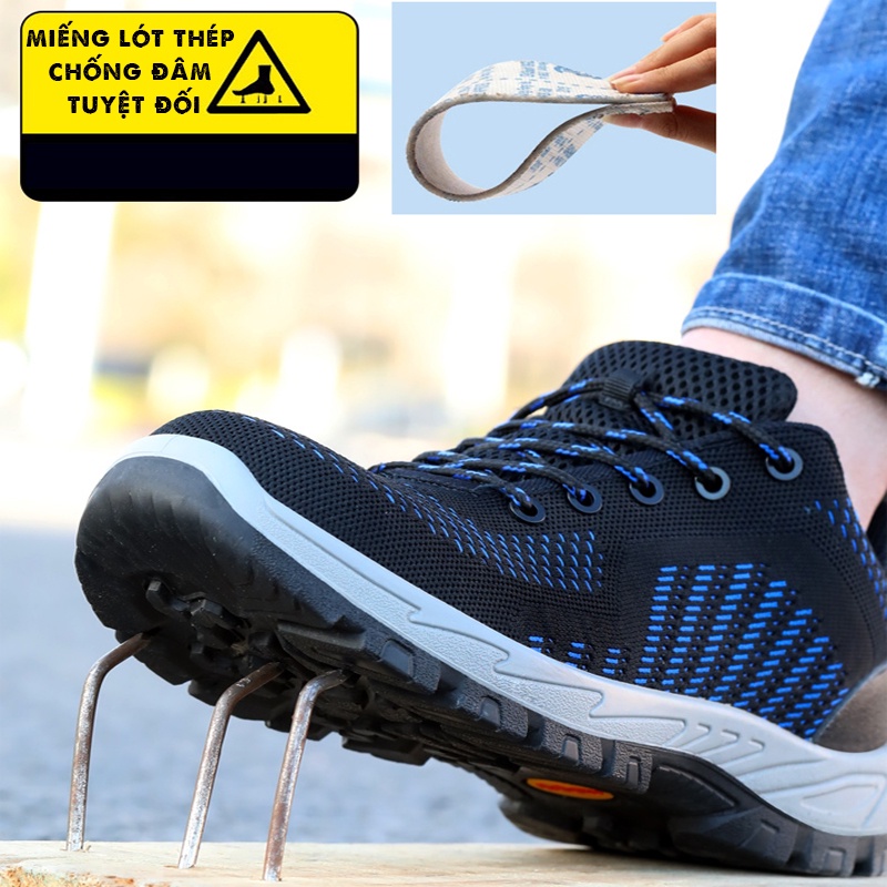 Giày Thợ Điện Cách Điện 6KV (Mã 243) Dáng Thể Thao Mũi Composite Chống Đập, Thoáng Khí