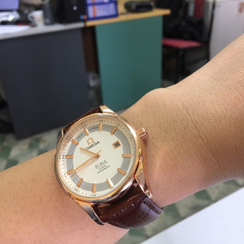 Đồng hồ nam - OMEGA - dây da cao cấp