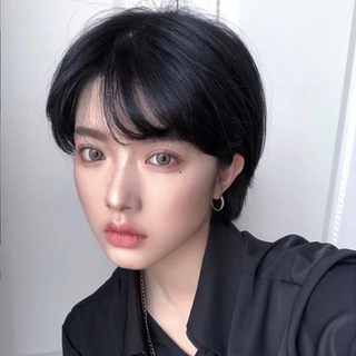 Tóc giả nam nguyên đầu hai mái, tóc giả cả đầu tomboy - TG126