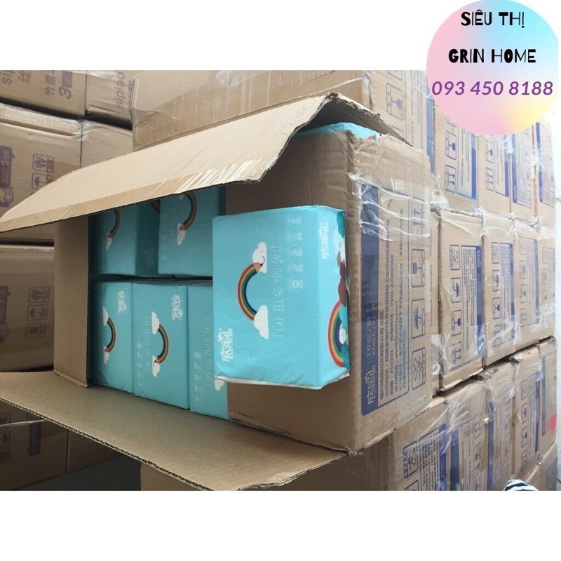GIẤY ĂN CẦU VỒNG XIN MIER .Lẻ 1 Gói Dùng Thử [Hàng Loại 1] HBQ.KIDS