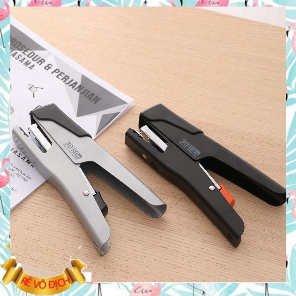 Dập ghim trợ lực Deli - Ghi/Đen 30 tờ - 1 chiếc - E0358
