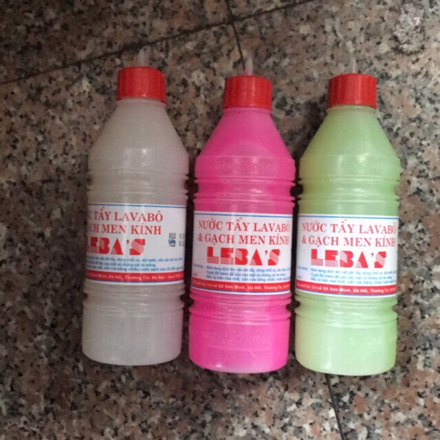 Nước Tẩy Lavabo &amp; Gạch Men Kính Leba's 500 ml không mùi