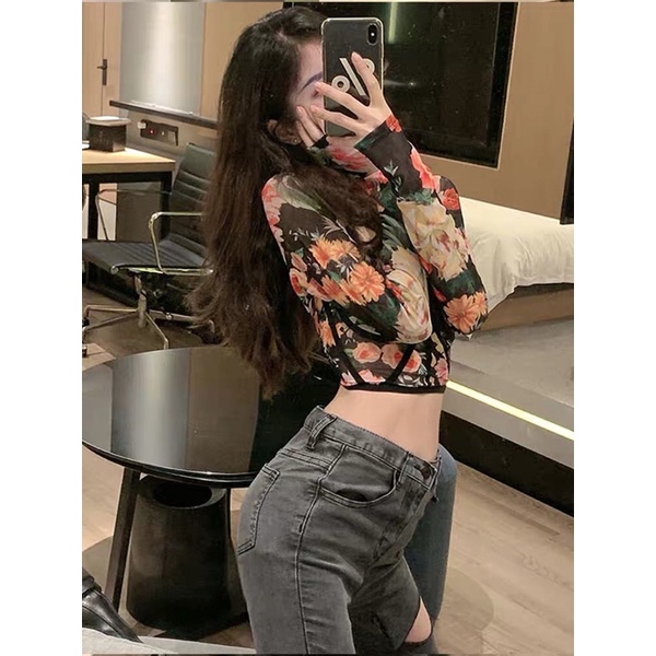 Áo hoa new chưa mặc od taobao