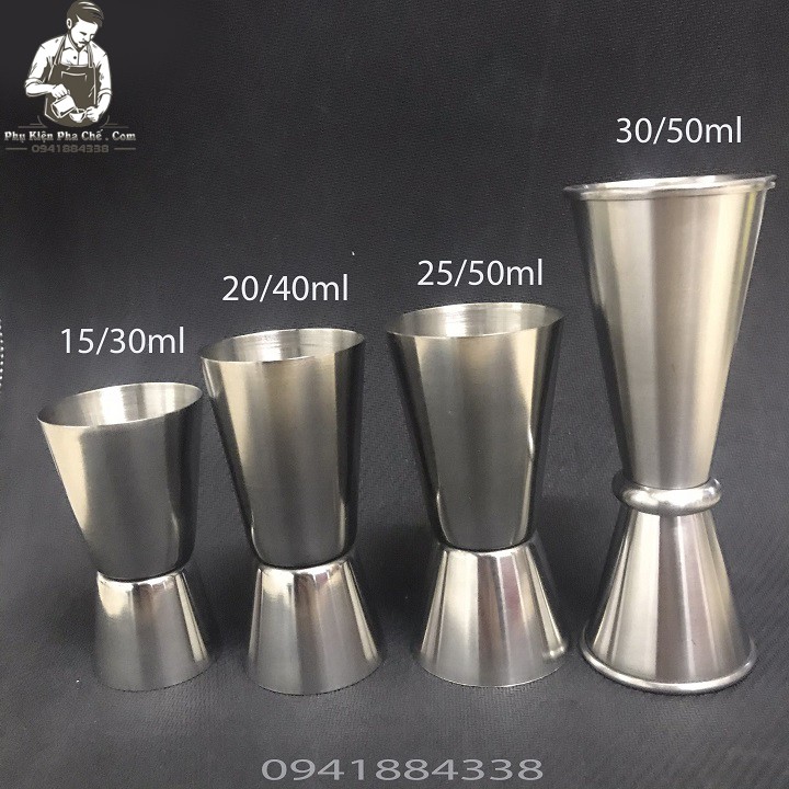 Ly Đong Inox - Ca Đong 2 Đầu Inox - Jigger Inox