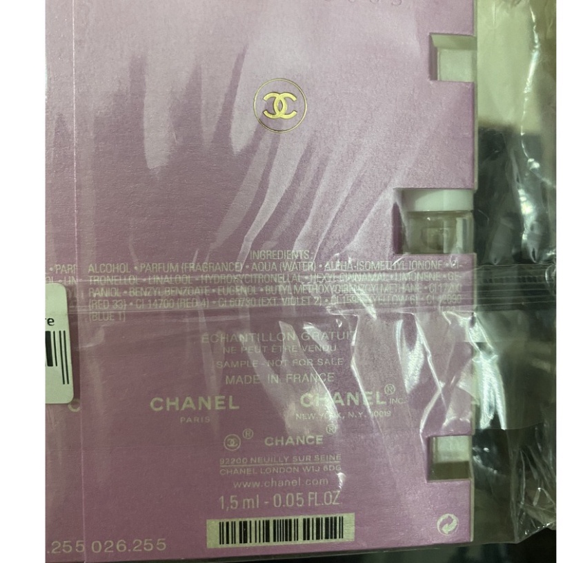 Vial Nước hoa nữ CHANEL - Chance Eau Tendre EDP 1.5ml