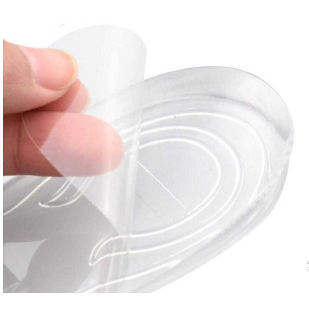 Miếng lót độn đế giày tăng chiều cao silicon trong suốt tăng đến 3cm