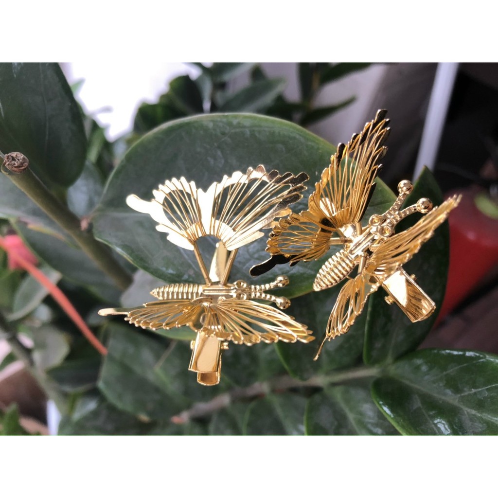 PVN26347 KẸP TÓC KIM LOẠI HÌNH BƯỚM T2 .
