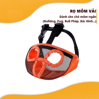 Rọ Mõm Cho Chó Mõm Ngắn Bằng Vải