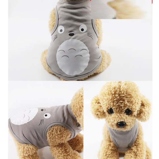 Áo chó mèo hình toroto và ddoorremon size m,l,xl,xxl