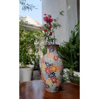 Bình Gốm Bách Hoa Biên Hòa