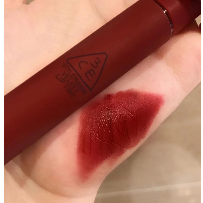 Son 3CE Velvet Lip Tint #Speak Up Đỏ Pha Nâu Ánh Hồng