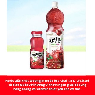 Nước giải khát Woongjin nước lựu chai 1,5 lít