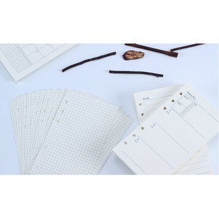 GIẤY REFILL SỔ CÒNG A5, B5 6-20-26 LỖ