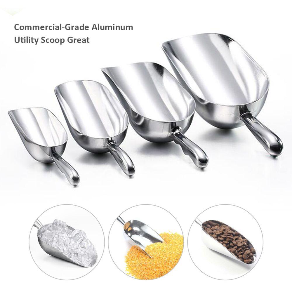 Muỗng Múc Đá Bằng Hợp Kim Nhôm An Toàn Tiện Dụng Cho Nhà Bếp / Quán Bar