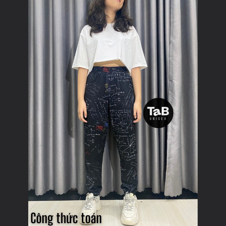 Quần cartoon dài hoạt hình 15 mẫu [ Hàng Có Sẵn ] - TAB UNISEX