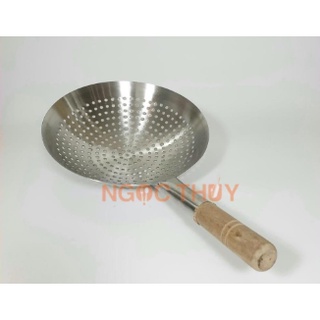 Vợt vớt xương inox cán gỗ đủ kích cỡ