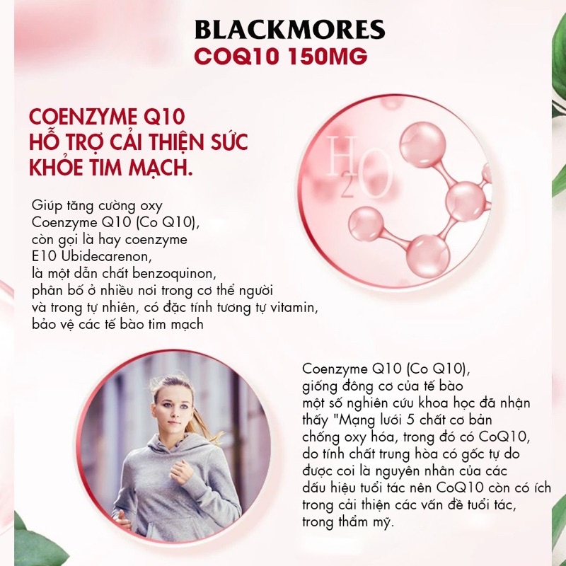 Viên uống bổ tim CoQ10 Blackmores 150mg, 300mg
