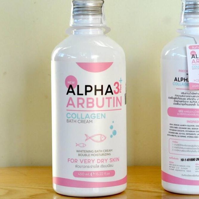 Kem Tắm Trắng Da Alpha Arbutin 350ml Thái Lan
