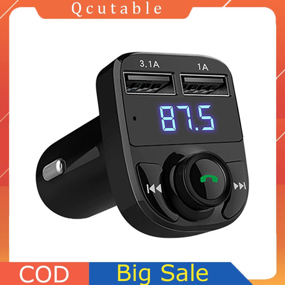 Thiết Bị Thu Phát Bluetooth Phát Nhạc Và Đài Fm Hy-82 Cho Xe Ô Tô Với 2 Cổng Sạc Usb