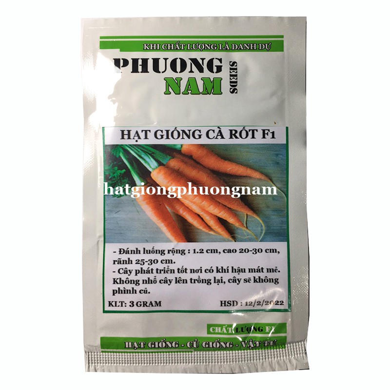  3GR - HẠT GIỐNG CÀ RỐT F1