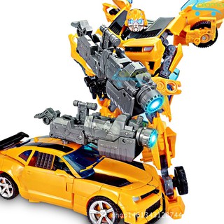 Robot biến hình ôtô Transformer cao 20cm mẫu Optimus hoặc Bumble Bee