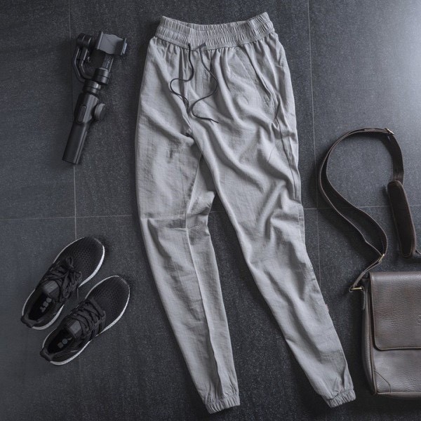 Quần jogger đũi nam thời trang, chất lượng vải tốt REVOTI J03 | BigBuy360 - bigbuy360.vn