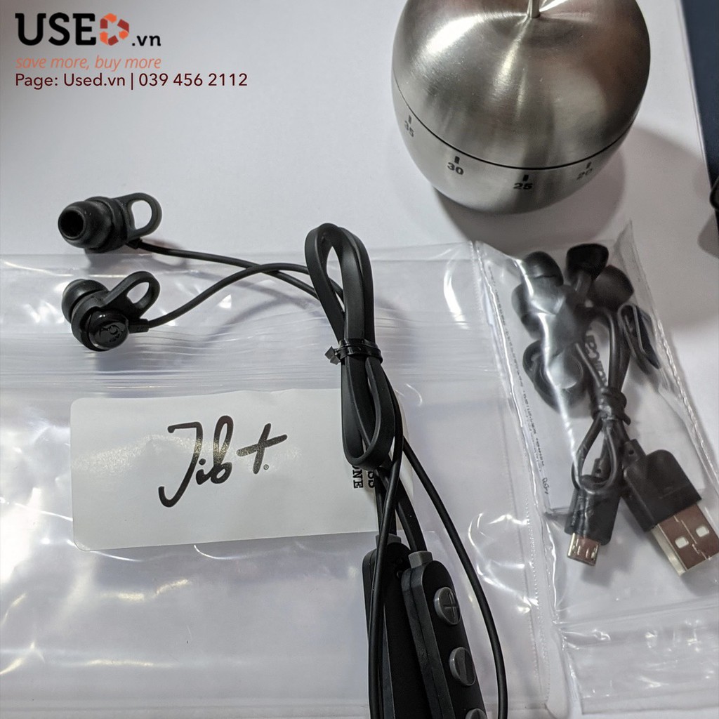 TAI NGHE nhét tai bluetooth SKULLCANDY JIB+ WIRELESS , USEDVN