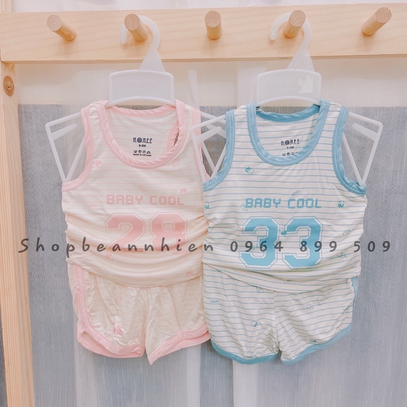 Bộ ba lỗ Hrnee cho bé 6-9m