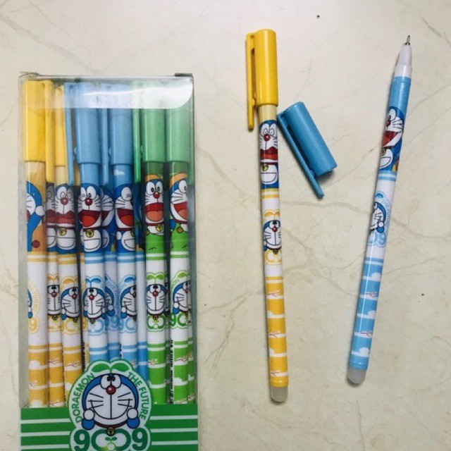 [ VPP Brendo ] - Bút gel tẩy (12cây/hộp) màu xanh và tím