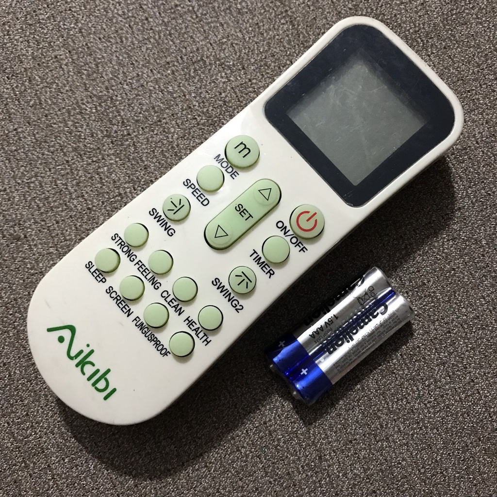 remote điều khiển điều hòa máy lạnh aikibi hàng zin theo máy