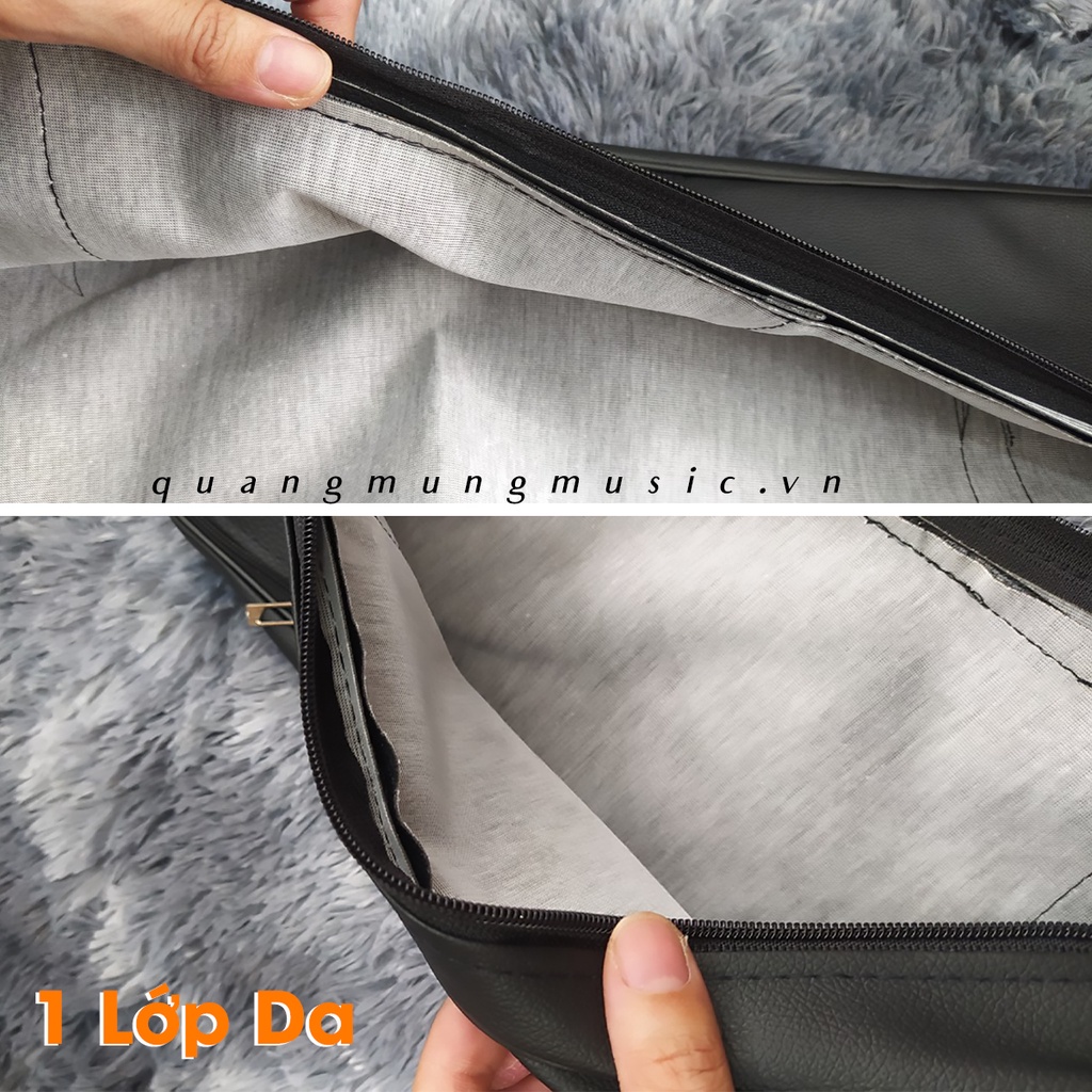 [Rẻ Nhất Shopee] Bao Da Bầu Gấp - Bao Da Bầu thẳng - Bao da đàn Bầu