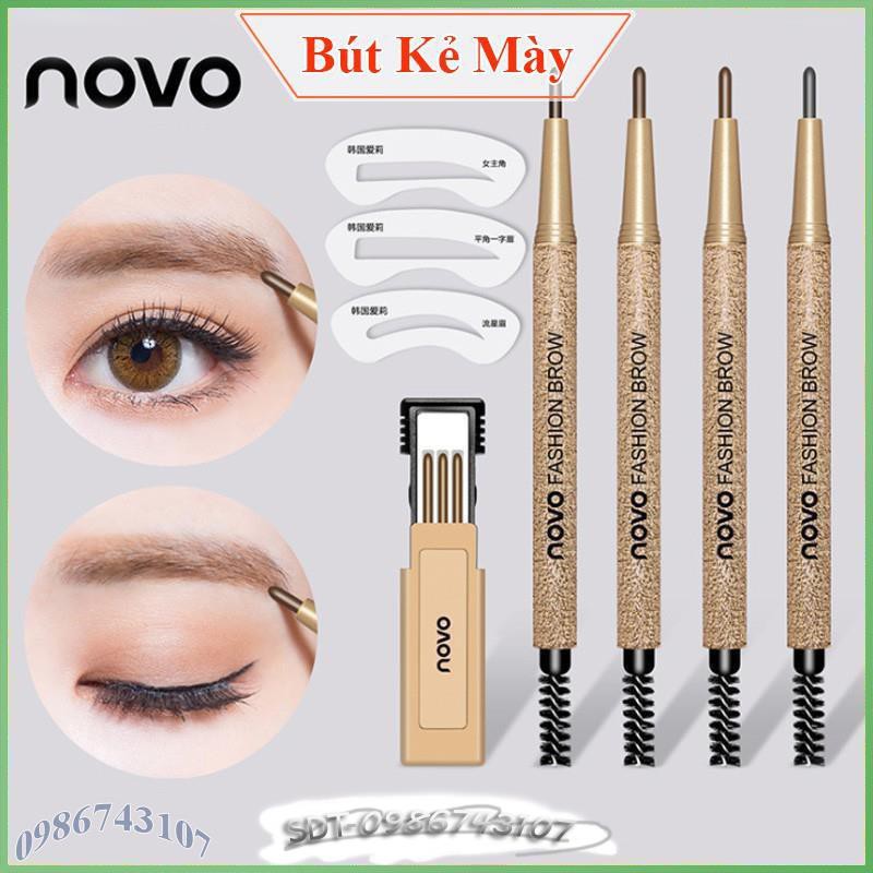 Bộ chì kẻ lông mày 3in1 Novo kèm 3 lõi phụ ACN45 | BigBuy360 - bigbuy360.vn