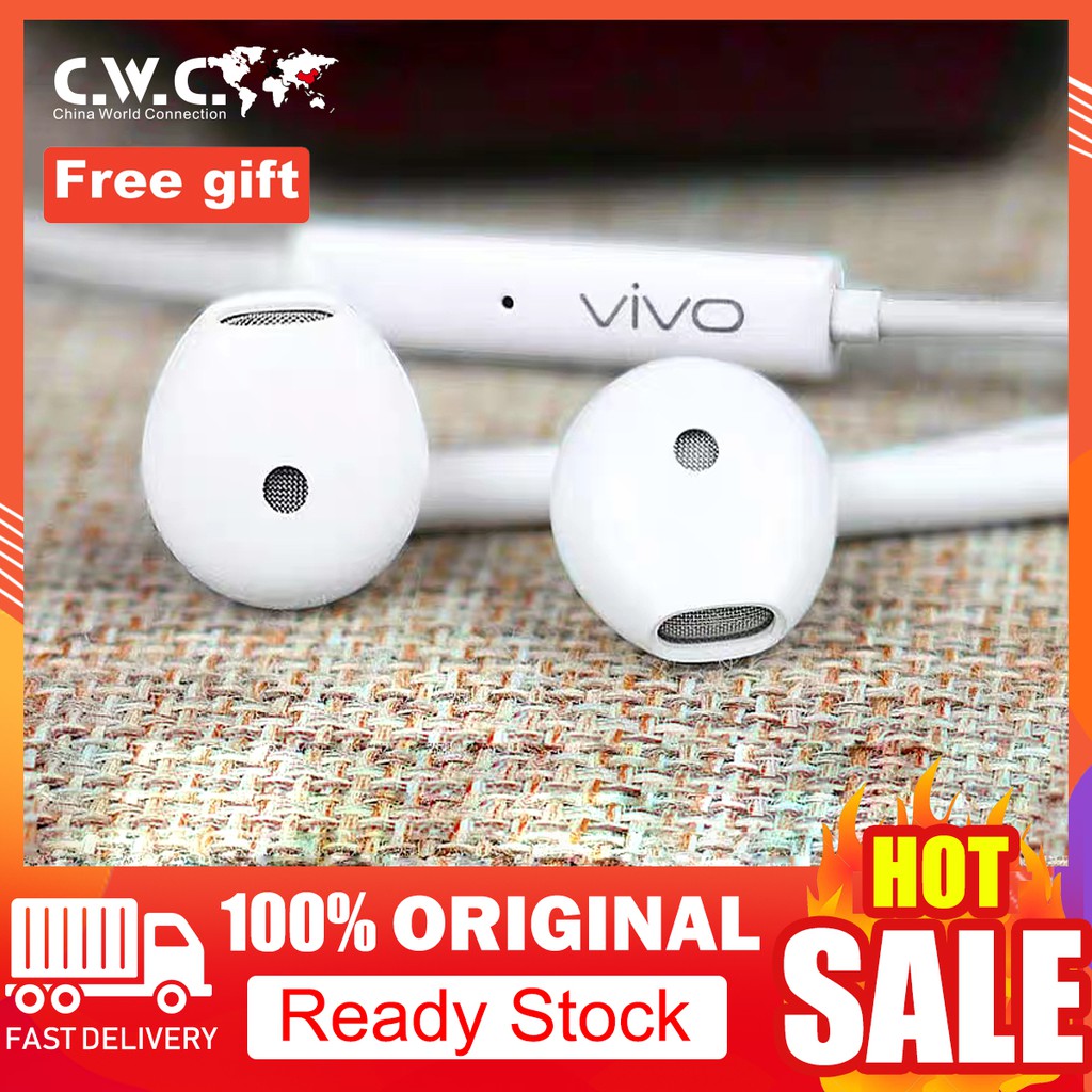 Tai Nghe Nhét Tai Vivo Xe680 Có Micro Jack 3.5mm