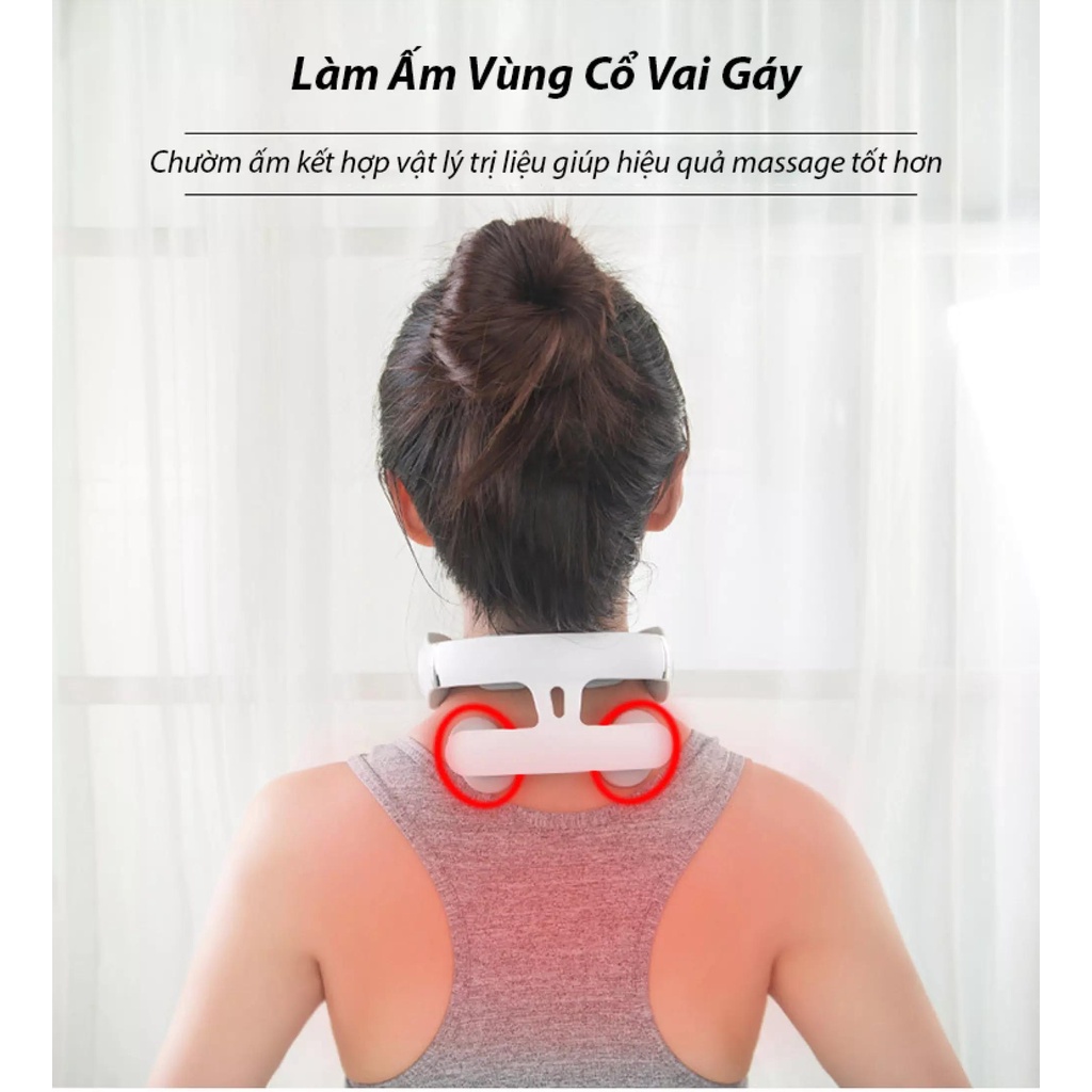 Máy Massage Cổ Vai Gáy 4 Đầu Chuyên Nghiệp Công Nghệ Nhật Bản - Kỹ Thuật Massage Như Bậc Thầy Đông Y