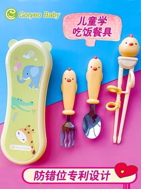 SET ĐŨA THÌA TẬP ĂN CHO BÉ
