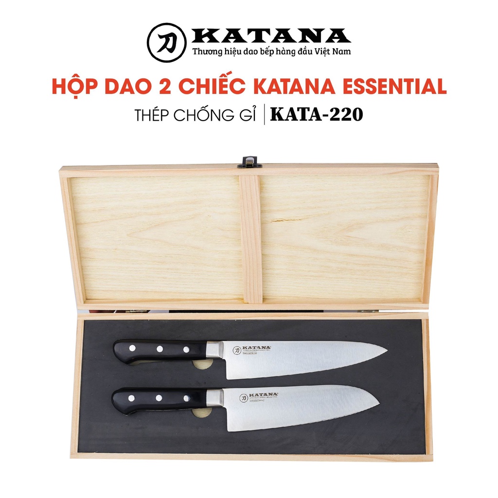 DAO bếp siêu sắc Essential thương hiệu KATANA - thái thịt cá, đa năng, hoa quả có BẢO HÀNH và mài lại miễn phí