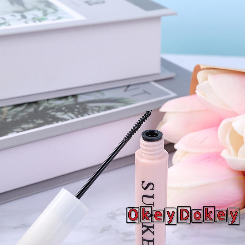 [Hàng mới về] Mascara làm dài và dày mi tự nhiên màu đen/nâu chống thấm nước lên màu đậm