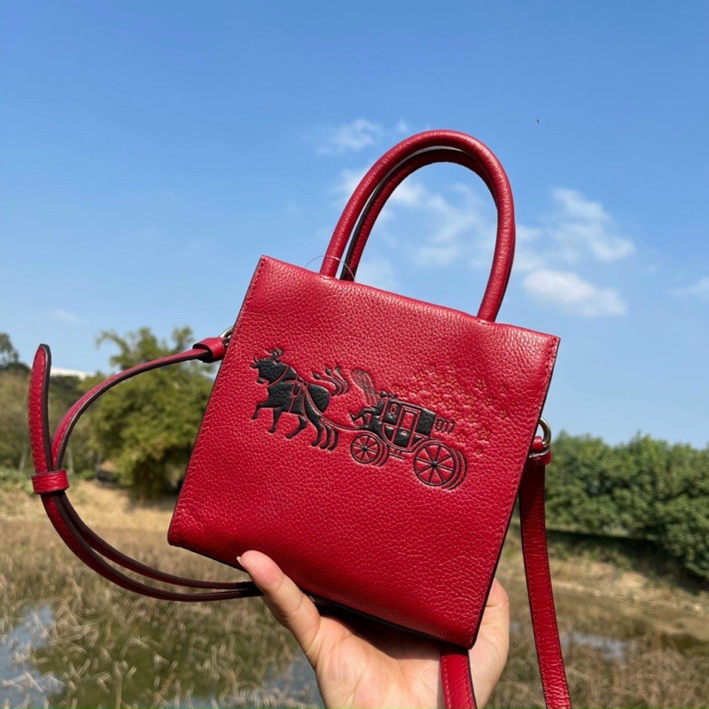 ⚡️⚡️Túi xácg xuất dư - Da bò - Sẵn Đỏ + Đen ⚡️⚡️