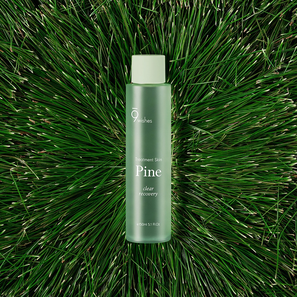 Nước Cân Bằng 9 Wishes Pine Treatment Skin Clear Recovery Thanh Lọc Da 150ml