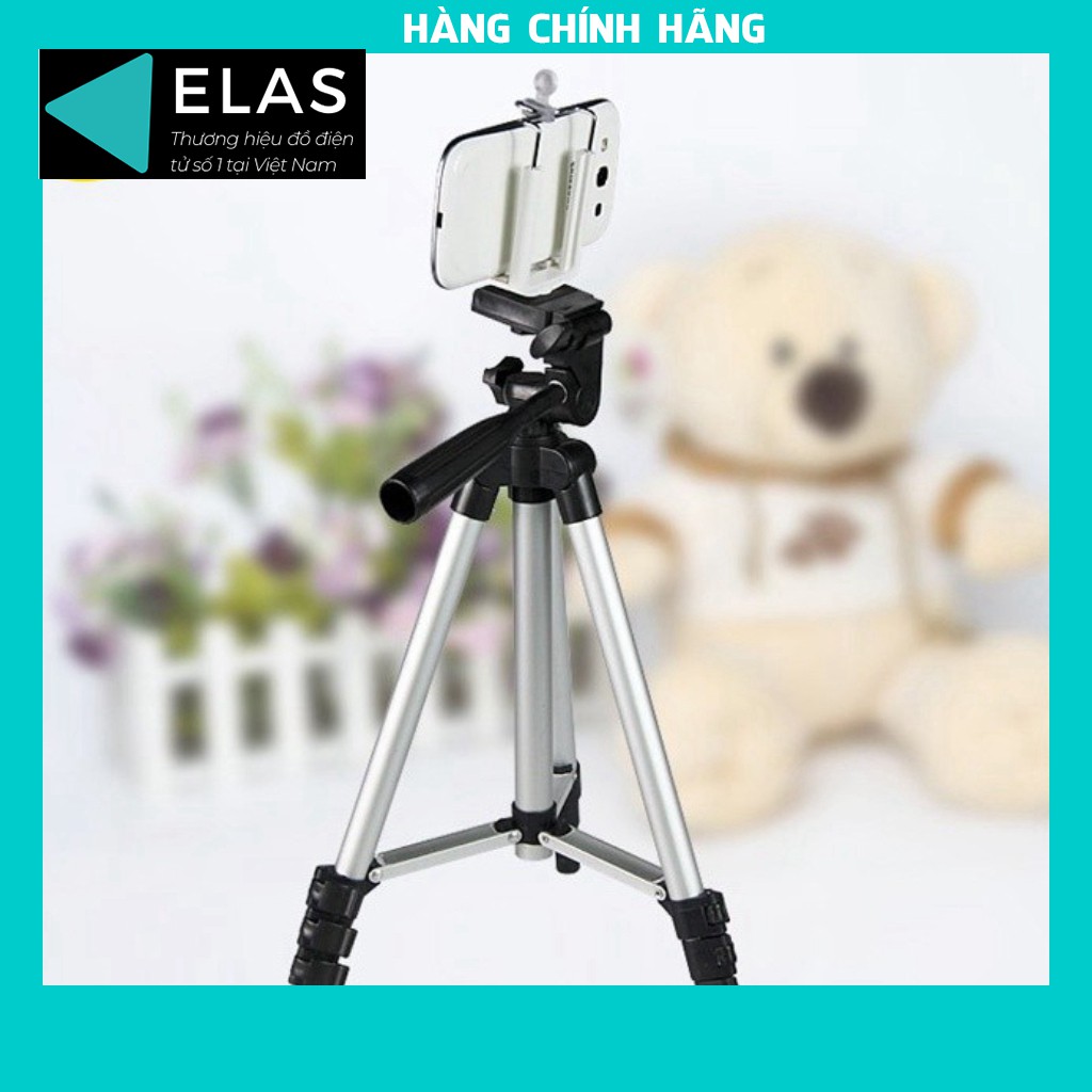 Gậy chụp ảnh 3 chân/Gậy tự sướng Tripod 3110 -Có kẹp điện thoại, Cân chỉnh thăng bằng cao 1,1m Bảo hành 6 tháng