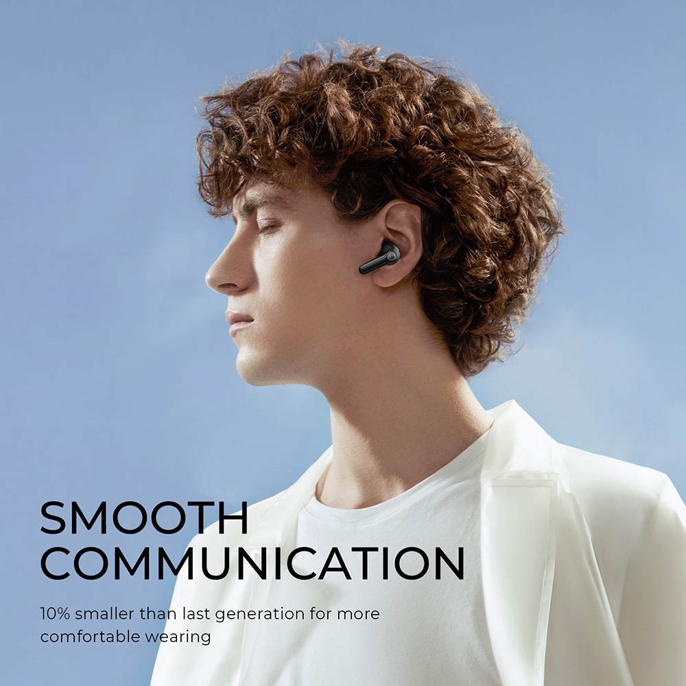 Tai nghe bluetooth SOUNDPEATS 3 chIPqcc3040 chất lượng cao kèm hộp sạc và phụ kiện